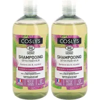 Coslys Shampooing détox fraîcheur 2x500 ml Shampooing