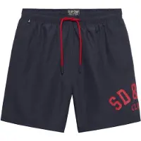 Superdry Printed Logo 16 Swimming Shorts Bleu XL Homme