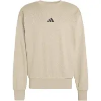 Adidas Essentials Feelcozy Fleece Sweatshirt Beige M Homme