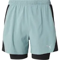 Puma Pantalon de sport 'VELOCITY' menthe / noir / argent
