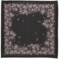 GUESS Foulard gris foncé / rose pastel / rouge foncé / noir
