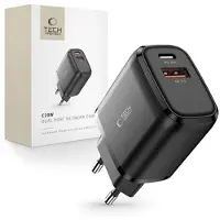 Tech-Protect C20W Chargeur secteur à 2 ports Pd20W/Qc3.0 Noir