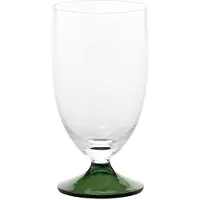 Zafferano Verre Maestro En Verre Sodo-Calcique Soufflé À La Bouche, Lot De 4 Pièces, Couleur Vert, Design Vénitien Sans Pied Pour Vins Élégants