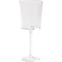 Zafferano Discobolo Verre À Vin Rouge En Verre Borosilicate Soufflé À La Main 46,5 Cl - Set 4 Pièces Design Transparent Pour Dégustation De Vins Structurés