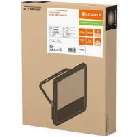 Ledvance Floodlight 200 Noir Projecteur LED 117W/133W NW 4000K 17500LM/20000LM IP66 100ST Al/verre