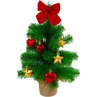 Ruhhy 26466 Arbre de Noël artificiel avec ornements 45 cm