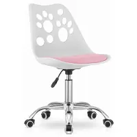 Leobert Chaise - - Print - Blanc/Rose