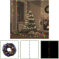 The Living Store Guirlande lumineuse à LED 2000 LED Multicolore 200 m PVC