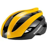 RockBros 10110004006 Casque Vélo Taille M - Jaune-Noir