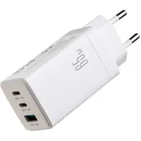 JOYROOM Chargeur mural JR-TG10 65W GaN 2x USB-C + USB-A avec câble USB-C vers USB-C 100W 1,2m - blanc