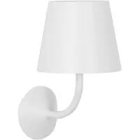 Zafferano Poldina Applique D'Extérieur E27 En Aluminium Peint En Blanc Mat, Design Moderne Ip54, Dimensions 16.5X22.2X28.4 Cm Produit 230V