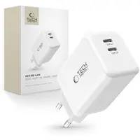 Tech-Protect Nc45W-Gan Chargeur réseau 2 ports Pd45W Blanc