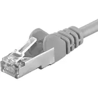 PremiumCord Patch kabelis CAT6a S-FTP, RJ45-RJ45, AWG 26/7 20m pilka (S/FTP, CAT6a, 20 m)