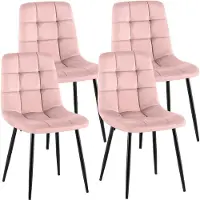 CLP lot de 4 chaises de salle à manger Antibes