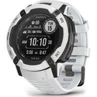 Garmin Instinct 2X Solar Blanc