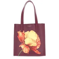 Ted Baker sac à main Shimina Printed Flower Small Icon Bag Wine multicolore