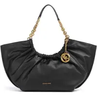 Michael Kors pour femme. 30T6A50T5L Petit sac Indie noir (OSFA), Casuel, Cuir