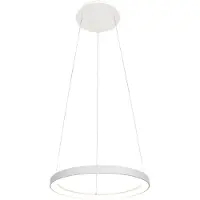 Steinhauer Lampe suspendue Ringlede Blanc
