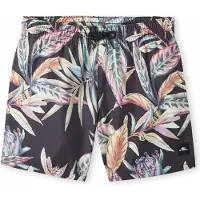 O'Neill Maillot de Bain O'Neill Boys Cali Print 13 inch Black Tropical Flower-Taille 176