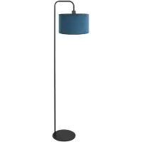Mexlite - lampadaire - Forma - noir - métal textile - lampe d'ambiance - E27 - 4781ZW