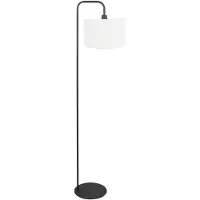 Mexlite - lampadaire - Forma - noir - métal textile - lampe d'ambiance - E27 - 4778ZW