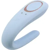 Satisfyer Double Classic - vibromasseur pour couple (bleu)