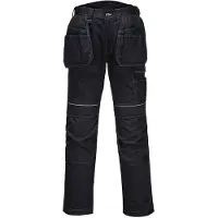 Portwest Pantalon de travail multipoches Stretch Holster avec emplacement genouillères PW3