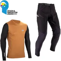 Leatt Gravity 1.0 Jr Mtb Long Sleeve T-shirt Noir 140 cm Garçon