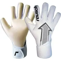 Reusch Attrakt Fastgrip Silver Goalkeeper Gloves Blanc 10