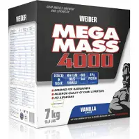 Weider Suivant : Mega Mass 4000 7000 g en carton Vanille
