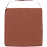 Hespéride Galette De Chaise De Jardin 40 X 40 Cm Acajou -