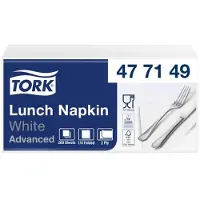 Tork 477149 serviette et serviette de table en papier Blanc 200 pièce(s)