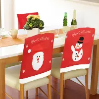 Alle Hersteller Housse de chaise Santa Claus Event Party Schneemann Dinner Chairs Cover Home Dekor - 01