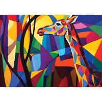 Yazz Puzzle Girafe - 1000 pièces jeu de pose multicolore
