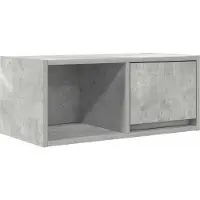 vidaXL Armoire TV gris béton 60x31x25,5 cm Bois composite