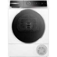 Bosch Serie 8 WQB246D0II, debout, remplissage frontal, pompe à chaleur, blanc, pivotant, tactile, droit