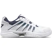 K-Swiss Chaussures de Tennis K Swiss Men Receiver V White Peacoat Silver-Taille 39,5
