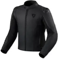 REV'IT! Quadratic Veste en cuir de moto perforée Taille