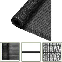 The Living Store Grillage de clôture Anthracite 1,8x10 m PEHD 195 g/m