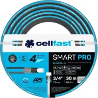 Cellfast Tuyau d'arrosage - - SMART PRO ATS - 30 m - 4 couches - Résistant aux UV