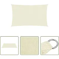 The Living Store Store 160 g/m² Crème 5x7 m HDPE