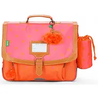 Tann'S Cartable SIDONIE CARTABLE 38 CM POCHE GOURDE filles - Rose - Unique