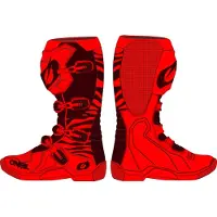 O'Neal 3SRS Zebra Bottes de motocross Taille