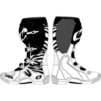 O'Neal 3SRS Zebra Bottes de motocross Taille