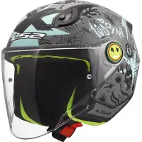 LS2 OF622 Funny II Scribble Casque à réaction pour enfants Taille