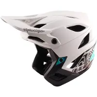 Troy Lee Designs Stage Stunt Downhill Helmet Blanc M-L