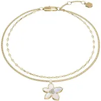 Fossil Bracelet 'SUTTON' or / transparent / blanc