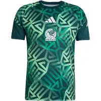 Adidas T-Shirt fonctionnel 'Mexiko 26 Pre-Match' pomme / vert foncé / blanc