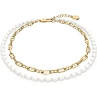 Fossil Bracelet 'Heritage' or / blanc