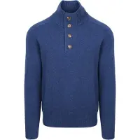 Steppin' Out Pull Mocker Laine D'Agneau Bleu Royal